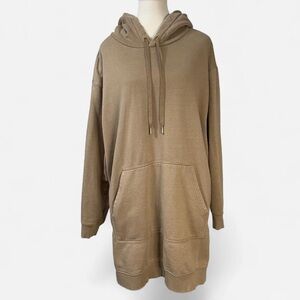 H&M Beige pullover oversized hoodie‎ Size Large